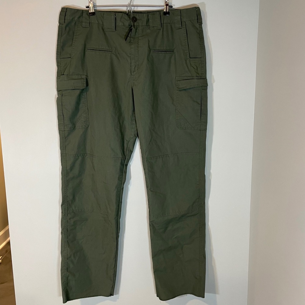 Propper Mens Tactical Cargo Pants Green Ripstop Military 44x36 Unhemmed Uility